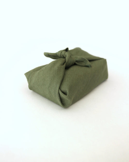 Furoshiki Tuch aus reinem Bio-Leinen in fünf Farben