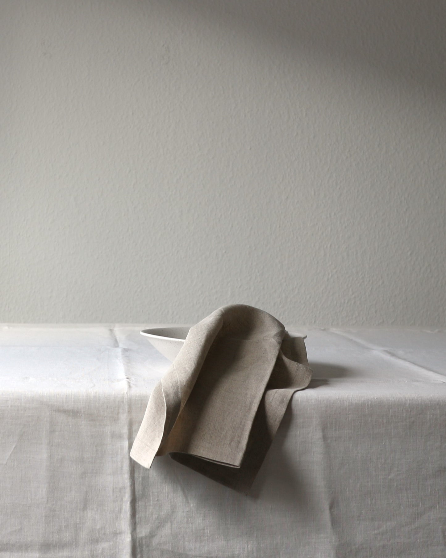 Leinenservietten im 2er Set aus reinem Bio-Leinen, Flachs (UNDYED)