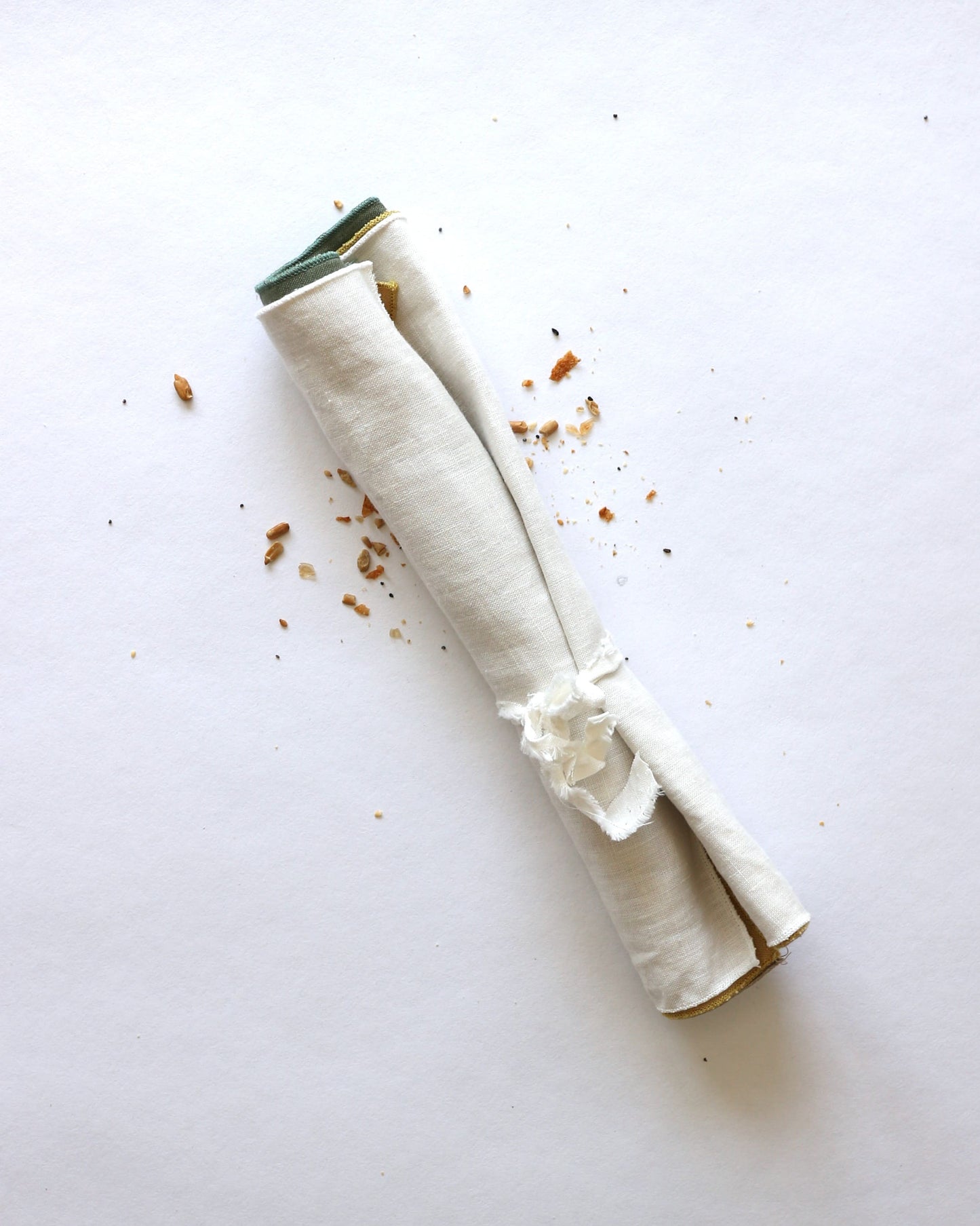 Wiederverwendbare Küchenrolle aus reinem Bio-Leinen im 5er Set
