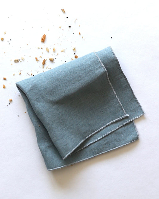 Wiederverwendbare Küchenrolle aus reinem Bio-Leinen im 5er Set