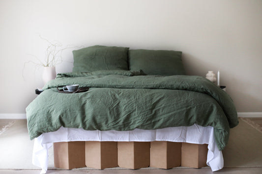 Wie entsteht unsere Berliner Bio-Leinenbettwäsche