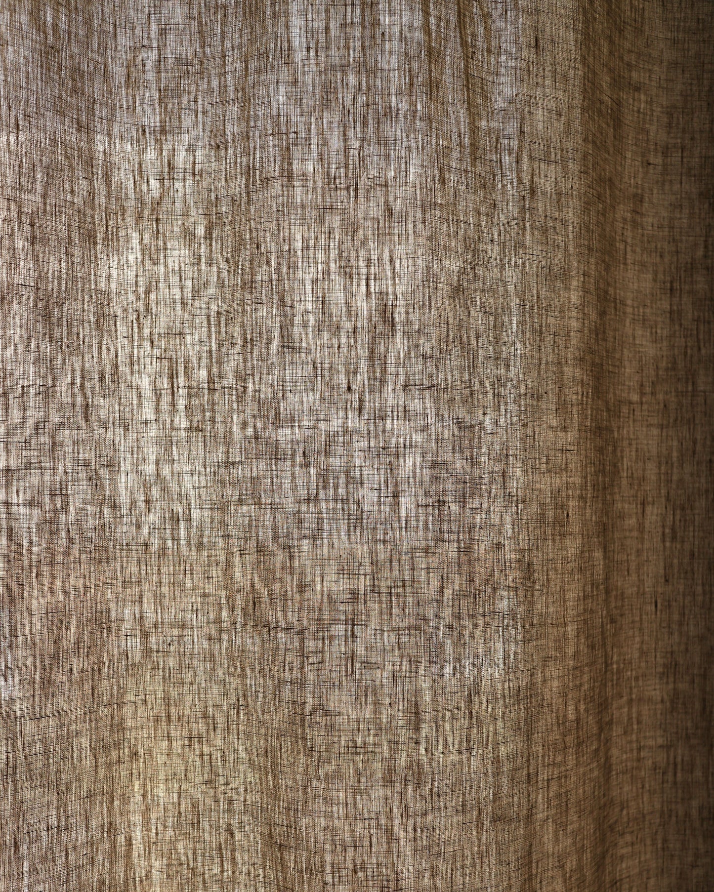 Leinenvorhang aus reinem Bio-Leinen, Flachs (UNDYED)