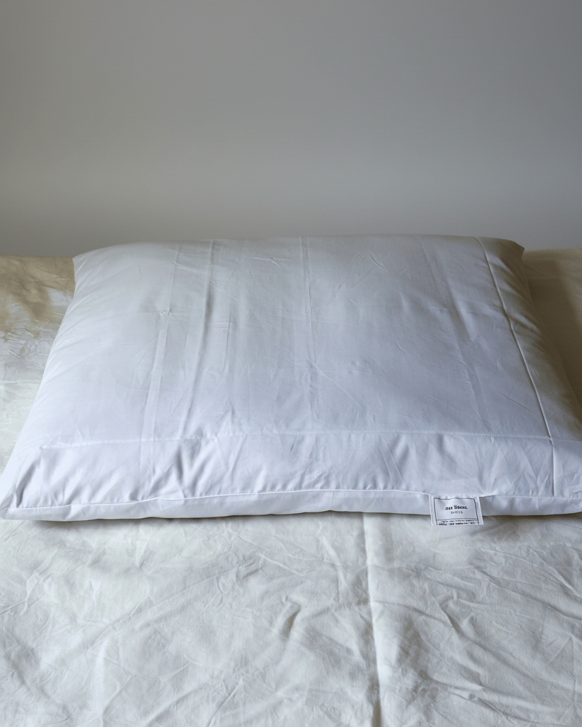 Naturkissen Bio-Hanf 80x80 cm in Bio-Baumwollbezug