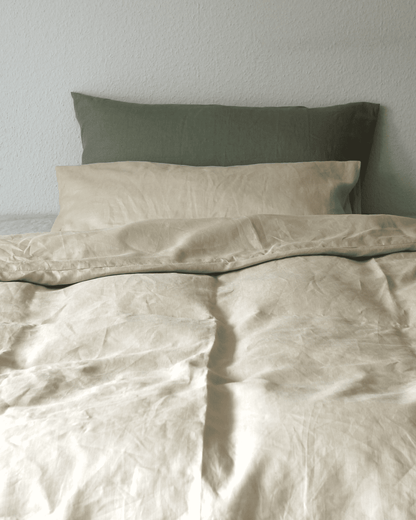 bio-leinenbettwäsche in Beige aus berlin