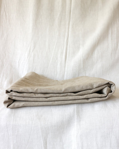 Bio-Leinenstoff als Meterware in Flachs (Undyed)