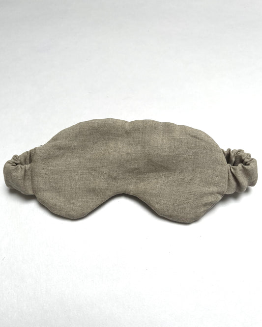 Schlafmaske aus Bio-Leinen, Flachs